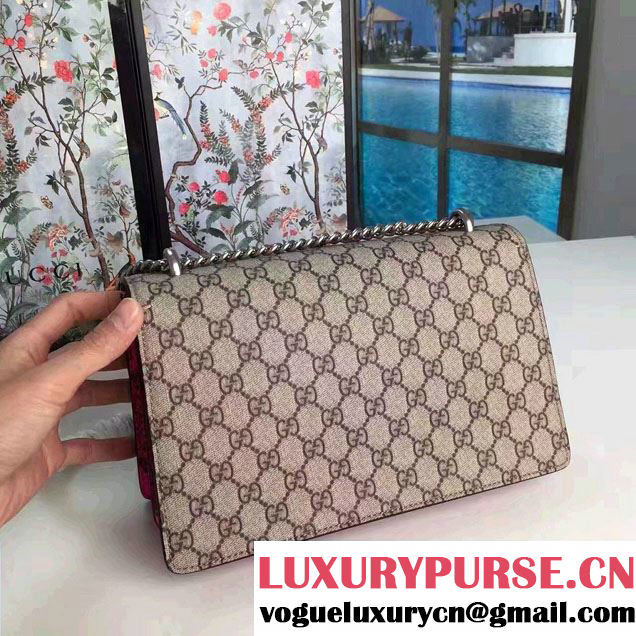 Gucci Star and Heart Embroidered Dionysus GG Supreme Small Bag 400249 2017