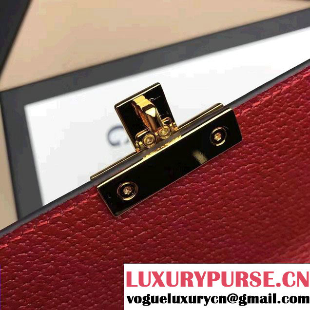 Gucci Padlock Continental Chain Wallet Bag 453506 Tian 2017