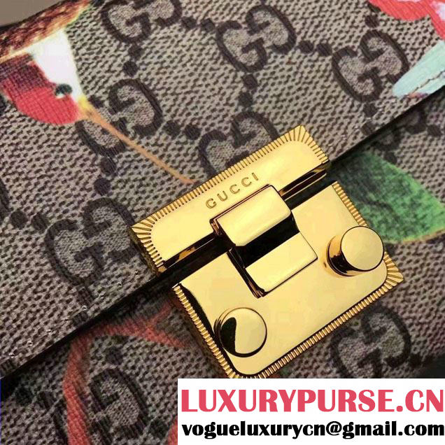 Gucci Padlock Continental Chain Wallet Bag 453506 Tian 2017