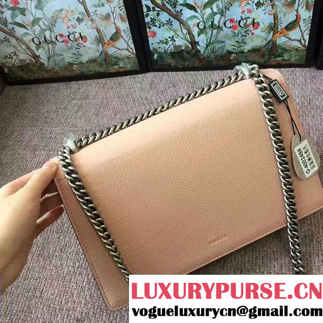 Gucci Dionysus Leather Shoulder Small Bag 400249 Nude 2017