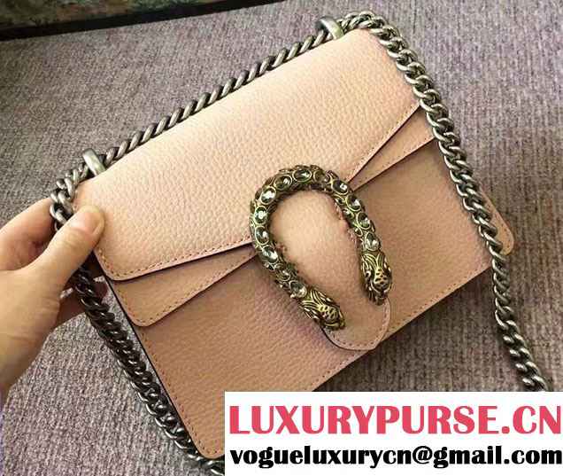 Gucci Mini Dionysus Leather Shoulder Bag 421970 Nude 2017