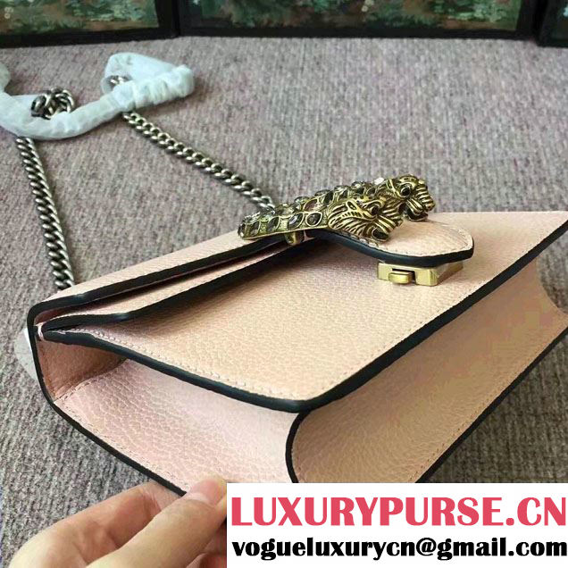 Gucci Mini Dionysus Leather Shoulder Bag 421970 Nude 2017