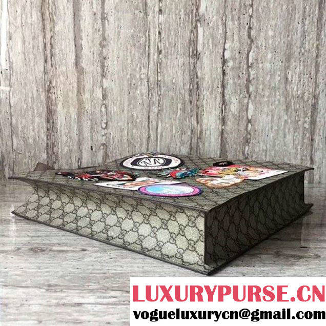 Gucci 474084 Courrier Soft GG Supreme Tote 2017 (SLP-7091522 )
