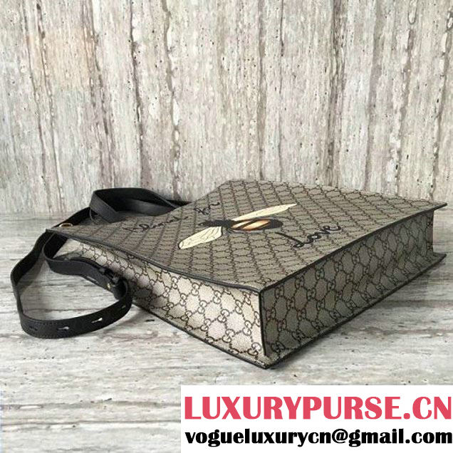 Gucci Bee Print Soft GG Supreme Tote 450850  (SLP-7091520 )