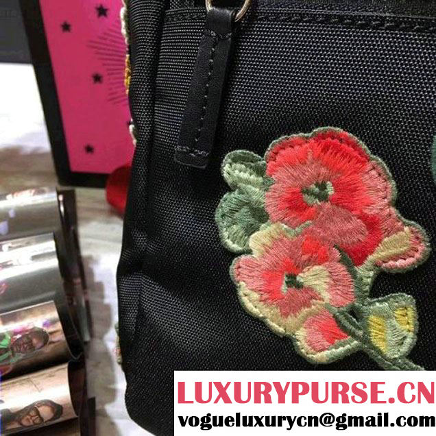 Gucci Backpack with Butterfly and Flower Embroidery 2017 (2A068-7091531 )