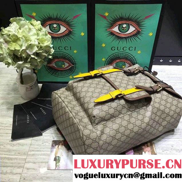 Gucci 473869 Soft GG Supreme Backpack 2017 (2A068-7091529 )