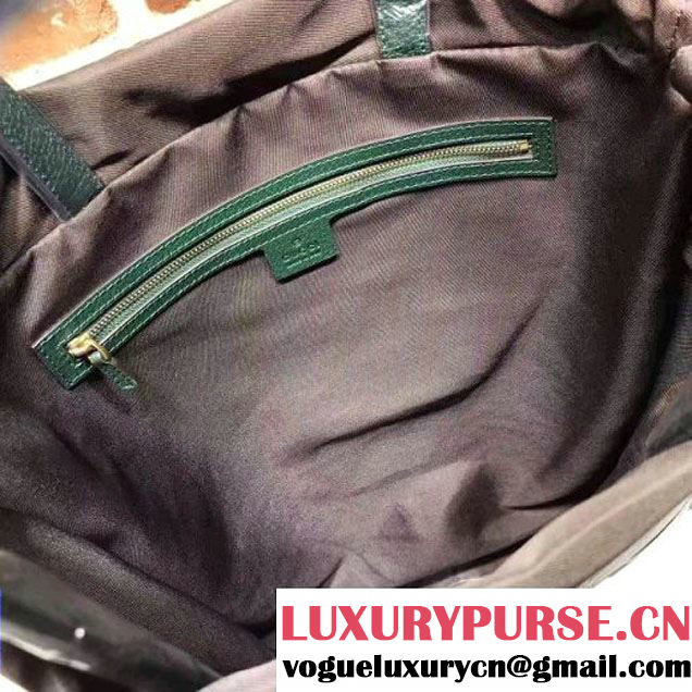 Gucci 473872 GG Supreme Drawstring Backpack Green 2017 (XYS-7091525 )