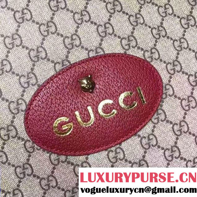 Gucci 473872 GG Supreme Drawstring Backpack Red 2017 (XYS-7091523 )