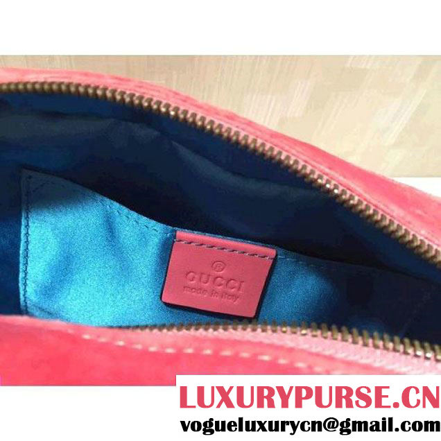 Gucci GG Marmont Velvet Small Camera Shoulder Bag 447632 Pink 2017 (DC-7100826 )