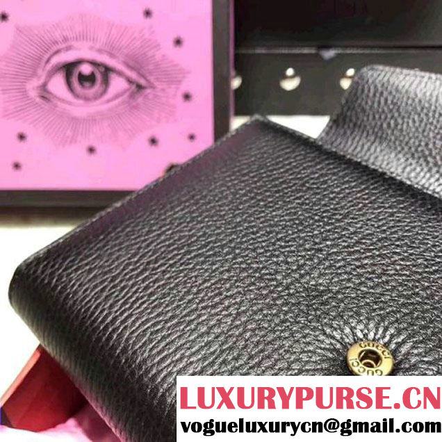 Gucci Broadway Leather Mini Bag Black 2017 (2A068-7100817 )