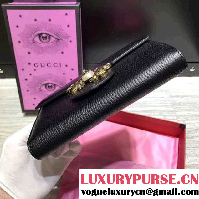Gucci Broadway Leather Mini Bag Black 2017 (2A068-7100817 )