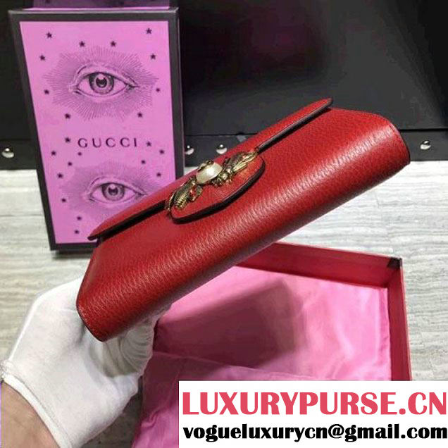 Gucci Broadway Leather Mini Bag Red 2017 (2A068-7100816 )