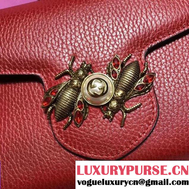 Gucci Broadway Leather Mini Bag Red 2017 (2A068-7100816 )