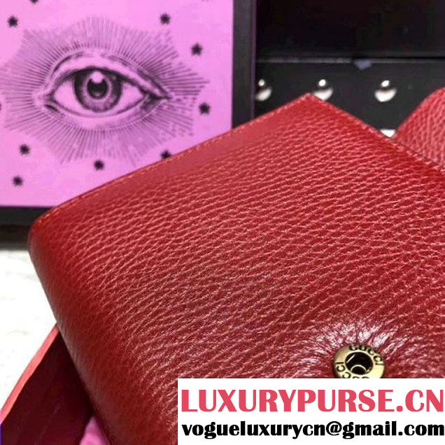 Gucci Broadway Leather Mini Bag Red 2017 (2A068-7100816 )