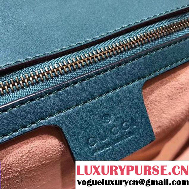 Gucci GG Marmont Matelassé Small Shoulder Bag 443497 Ligtht Green 2017 (SPM-7092817 )