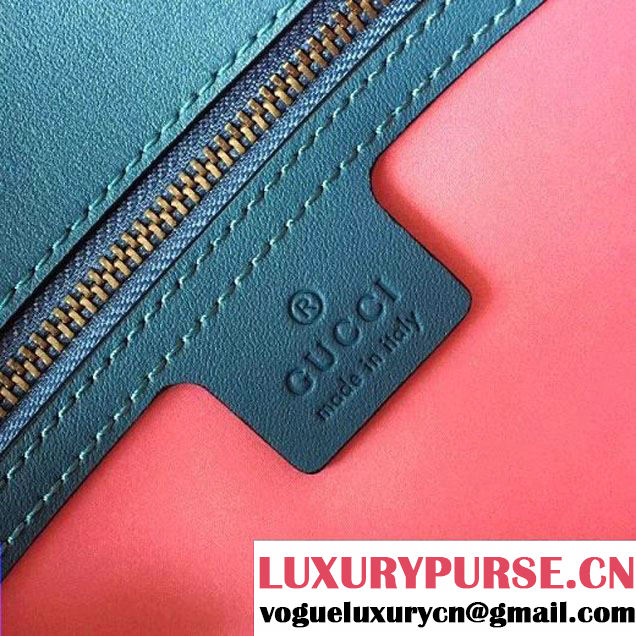 Gucci GG Marmont Velvet Small Shoulder Bag 443497 Blue 2017 (SLP-7091506 )