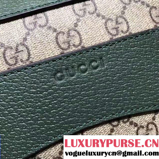 Gucci GG Supreme Briefcase with Web 484663 Green Fall/Winter 2017 (XYS-7102426 )