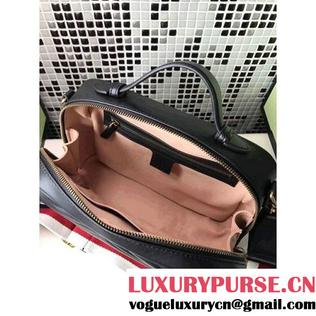 Gucci GG Marmont Matelassé Shoulder Bag 498100 Black 2017 (XYS-7102424 )