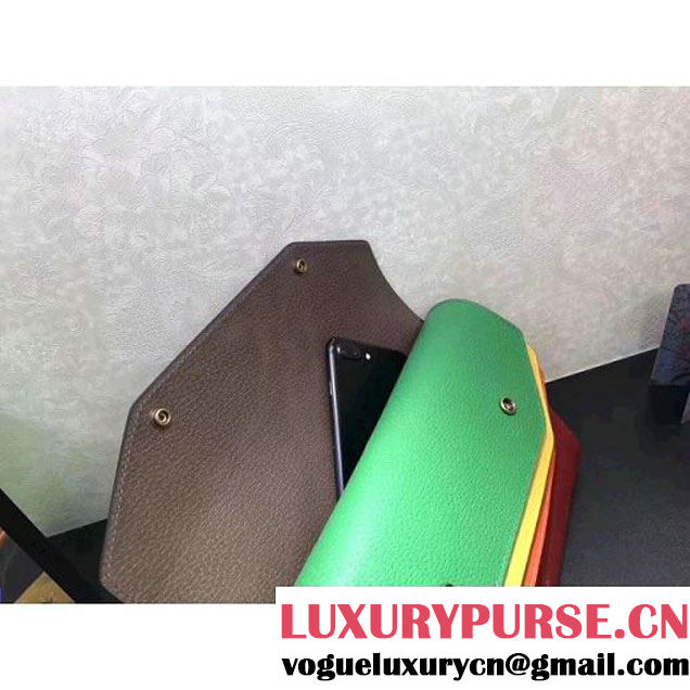 Gucci Rainbow Leather Shoulder Bag With Chain 2017 (XYS-7102419 )