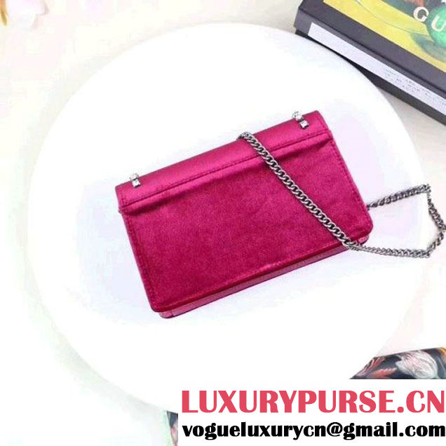 Gucci Dionysus Super Mini Bag with Crystals 476432 Burgundy  2017 (XYS-7102412 )