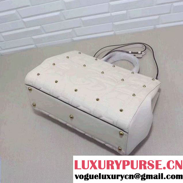 Gucci GG Marmont Matelassé Top Handle Bag With Studs 443505 White 2017 (XYS-7102427 )