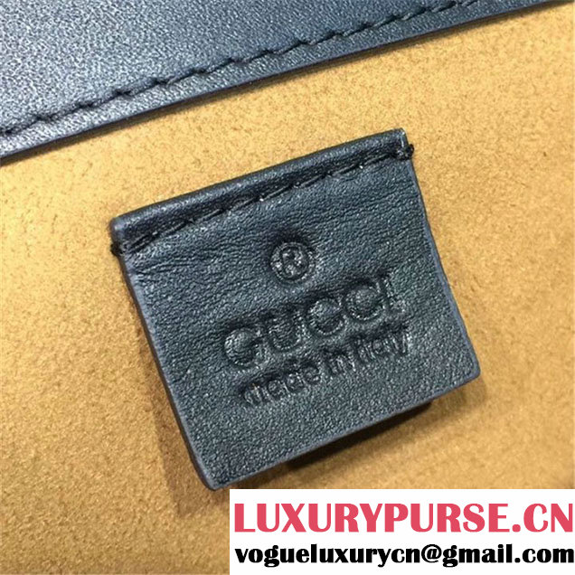 Gucci Dionysus Arabesque Shoulder Small Bag Fall Winter 2016 Collection Black Beige