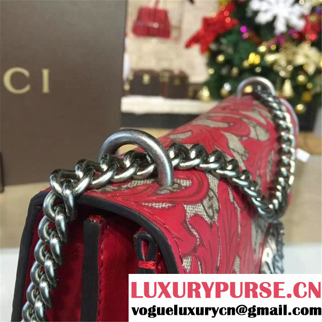 Gucci Dionysus Arabesque Shoulder Small Bag Fall Winter 2016 Collection Red Beige