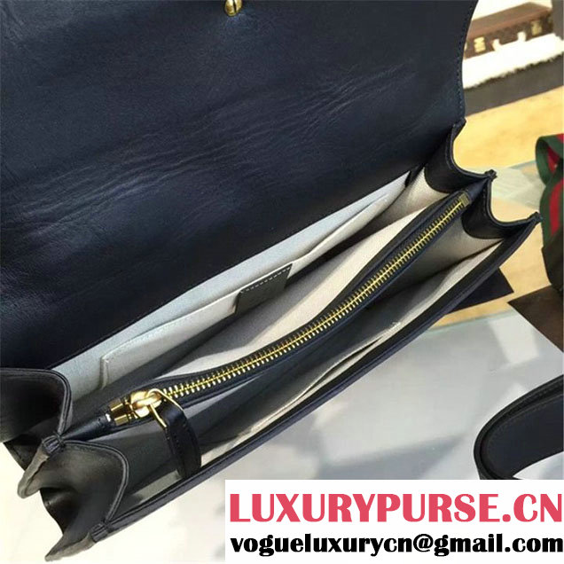 Gucci Dionysus Leather Bamboo Medium Top Handle Bag Fall Winter 2016 Collection Hibiscus Red Green Black