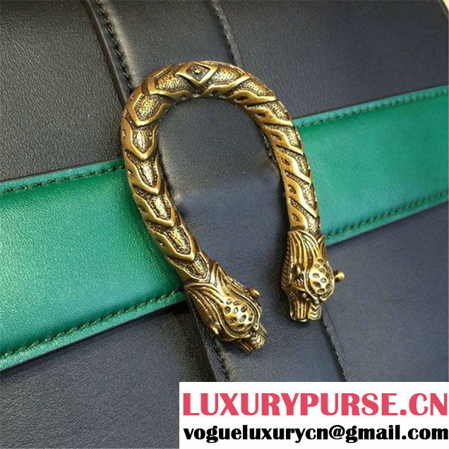 Gucci Dionysus Leather Bamboo Large Top Handle Bag Fall Winter 2016 Collection Hibiscus Red Green Black