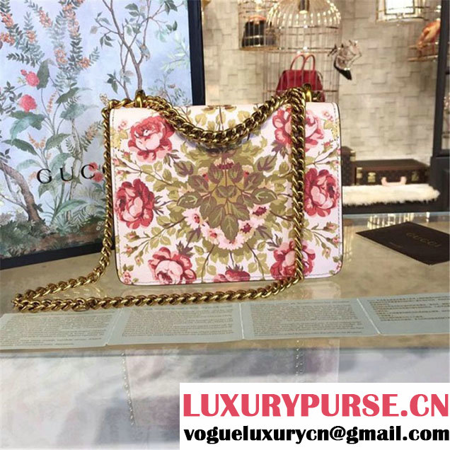 Gucci Dionysus Garden Exclusive Print Medium Shoulder Bag Fall Winter 2016 Collection Light Pink