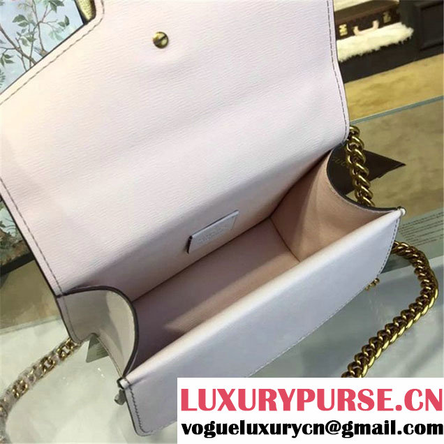 Gucci Dionysus Garden Exclusive Print Medium Shoulder Bag Fall Winter 2016 Collection Light Pink