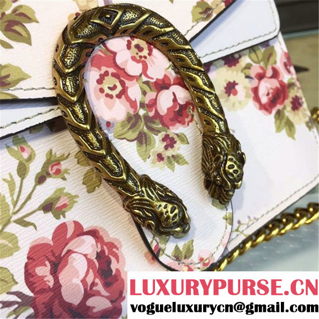 Gucci Dionysus Garden Exclusive Print Medium Shoulder Bag Fall Winter 2016 Collection Light Pink
