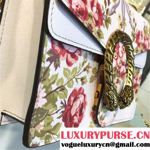 Gucci Dionysus Garden Exclusive Print Medium Shoulder Bag Fall Winter 2016 Collection Light Pink
