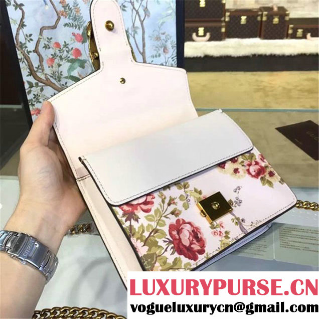 Gucci Dionysus Garden Exclusive Print Medium Shoulder Bag Fall Winter 2016 Collection Light Pink