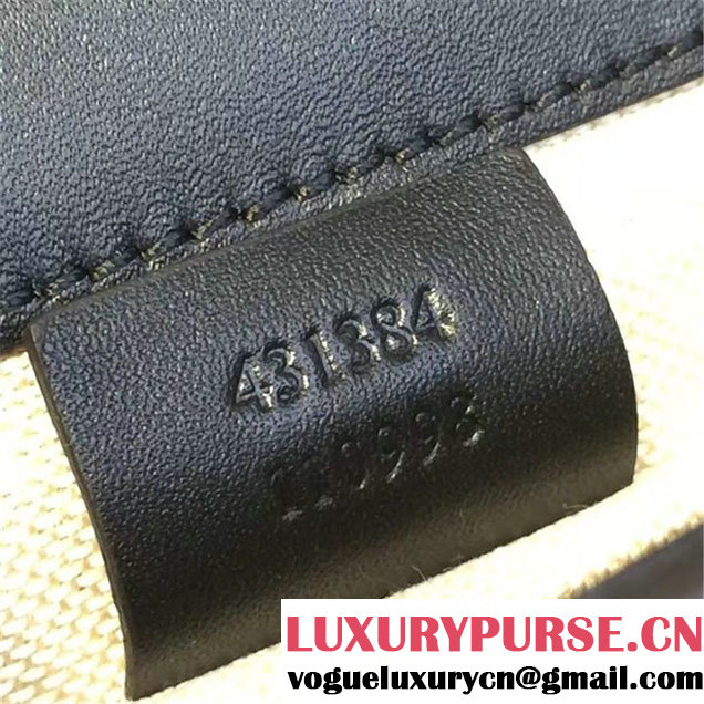 Gucci GG Marmont Leather Shoulder Box Bag 431384 Fall Winter 2016 Collection Black