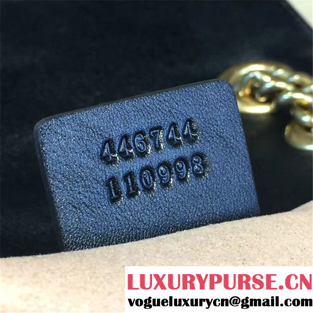 Gucci GG Marmont Matelassé Leather Shoulder Bag Fall Winter 2016 Collection Black