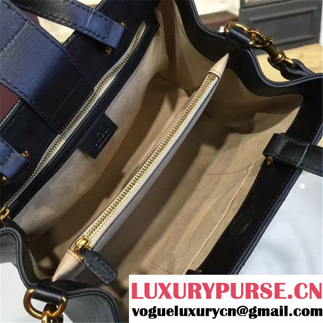 Gucci GG Marmont Matelassé 2.0 Medium Quilted Tote Bag Fall Winter 2016 Collection Black