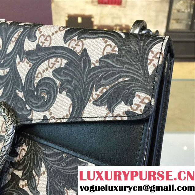 Gucci Dionysus Arabesque Shoulder Large Bag Fall Winter 2016 Collection Black