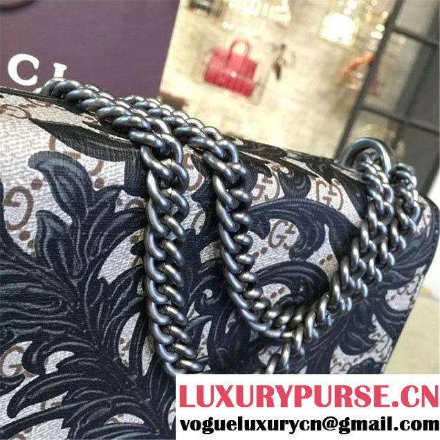 Gucci Dionysus Arabesque Shoulder Large Bag Fall Winter 2016 Collection Black