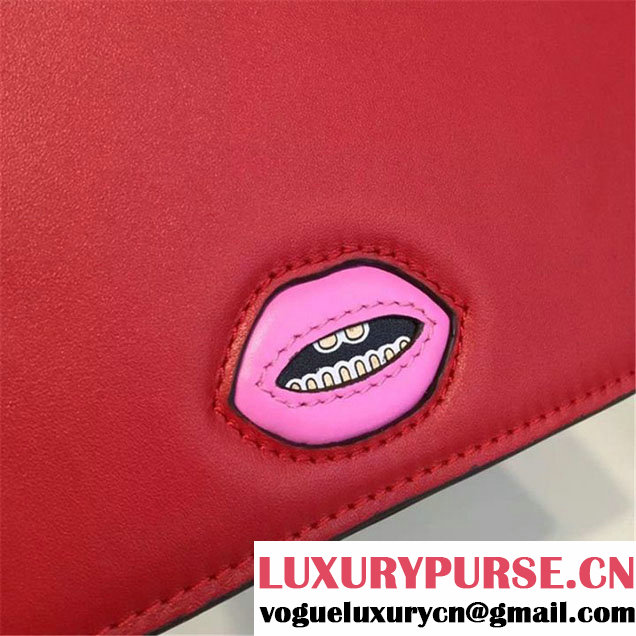 Gucci Marmont GG Supreme Hearts Medium Shoulder Bag Fall Winter 2016 Collection Red Multi