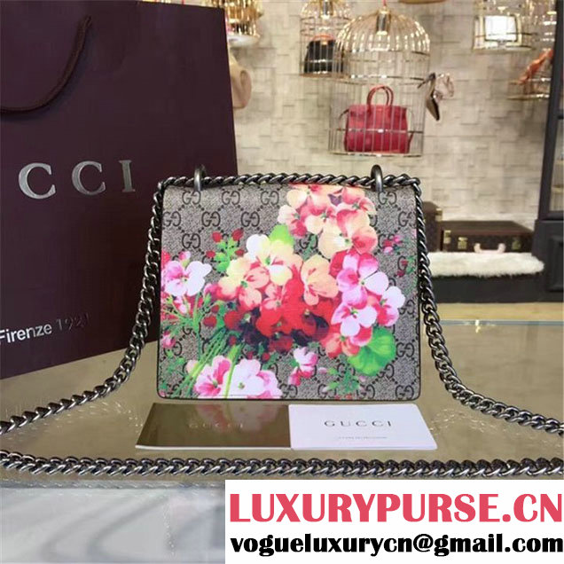 Gucci Dionysus GG Supreme Mini Coated Canvas and Suede Small Shoulder Fall Winter 2016 Collection Burgundy