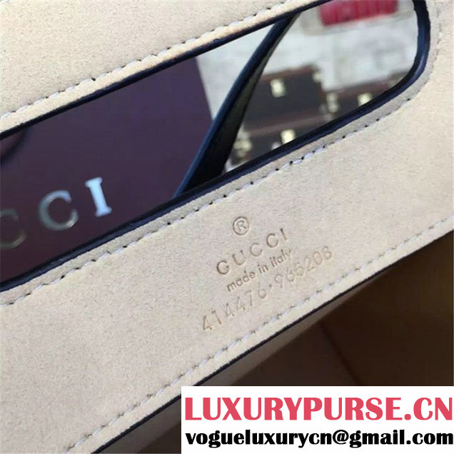 Gucci "Real" XL Leather Tote Bag Calfskin Leather Fall Winter 2016 Collection Black Yellow