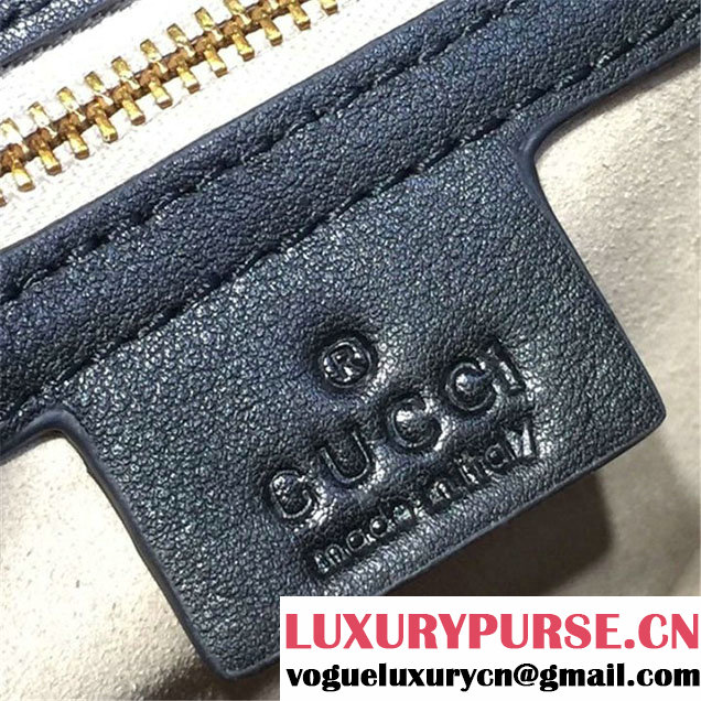 Gucci GG Marmont Matelassé Large Shoulder Bag Fall Winter 2016 Collection Black White