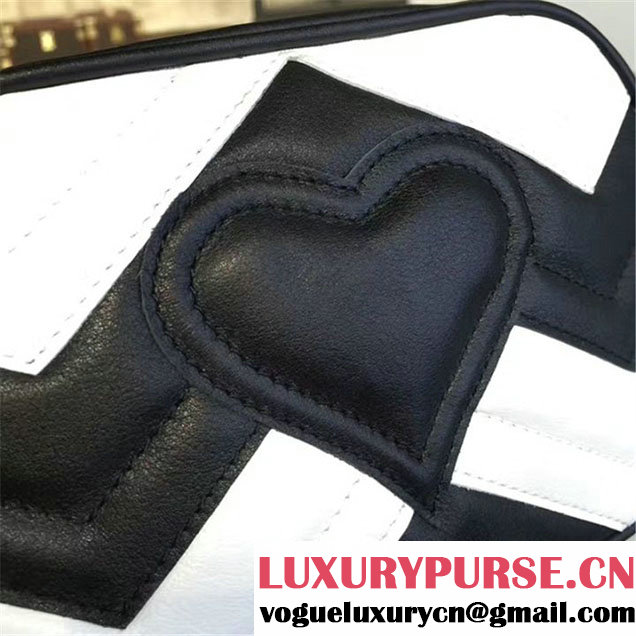 Gucci GG Marmont Matelassé Mini Shoulder Bag Fall Winter 2016 Collection Black White