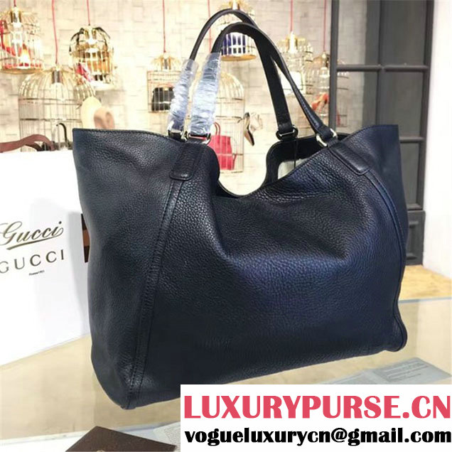 Gucci Soho Large Satchel Bag Original Leather Fall Winter 2016 Collection Black