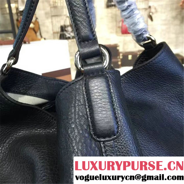 Gucci Soho Large Satchel Bag Original Leather Fall Winter 2016 Collection Black