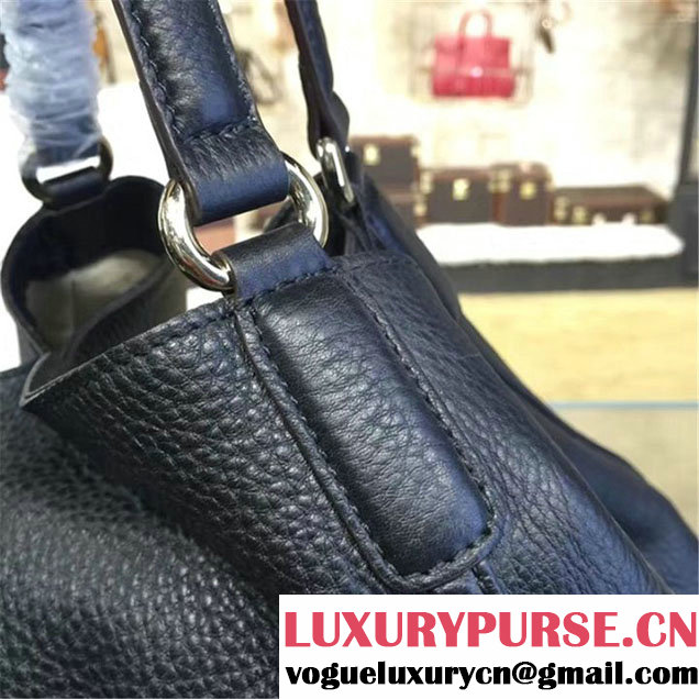 Gucci Soho Large Satchel Bag Original Leather Fall Winter 2016 Collection Black