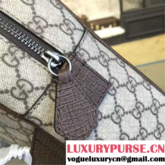 Gucci 'GG' Canvas Ladybug Backpack Original Leather Fall Winter 2016 Collection Beige & Brown