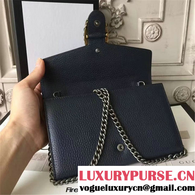 Gucci Crystal Dionysus Wallet On A Chain 20cm Shoulder Bag Gold Harware Spring Summer 2017 Collection Black