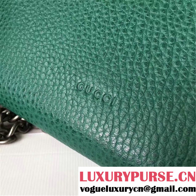 Gucci Crystal Dionysus Wallet On A Chain 20cm Shoulder Bag Spring Summer 2017 Collection Green